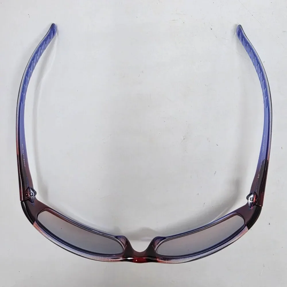 Vtg Arnette Sunglasses Red and Blue Frames and Lenses 4009-116/2B Made In Italy